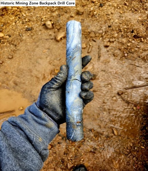 Drill core sample