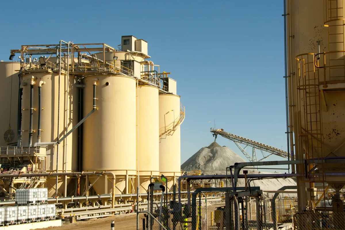 Industrial mining application