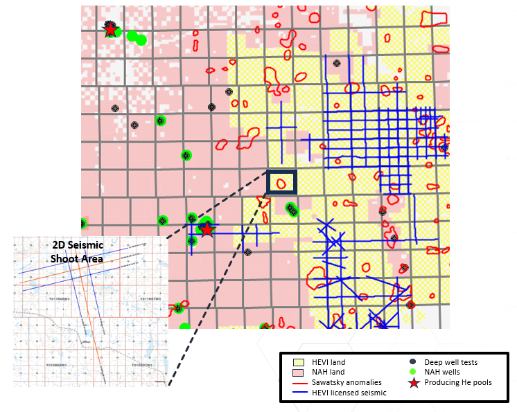 Glenbain exploration area map