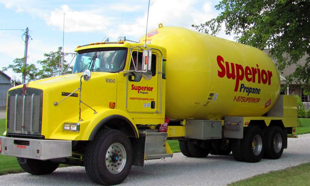 Superior Propane truck. 