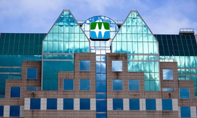 The head office of BC Hydro in downtown Vancouver. 