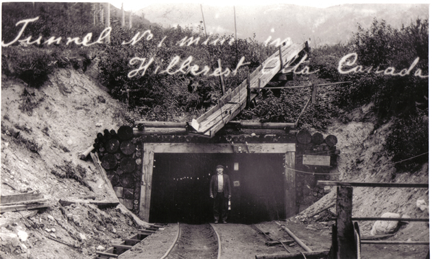 The No. 1 mine entrance at Hillcrest Collieries. 