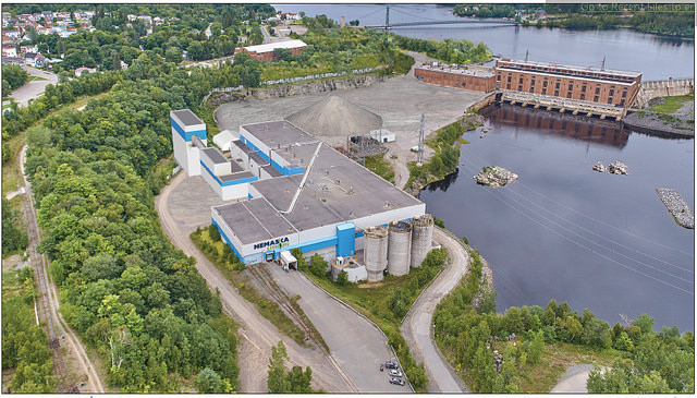 Artist's rendering if Nemaska Lithium's new demonstration and commercial hydromet site.