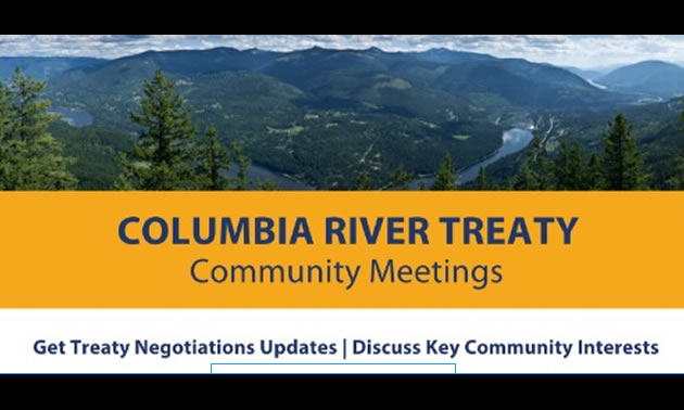 Columbia River Treaty meeting dates.