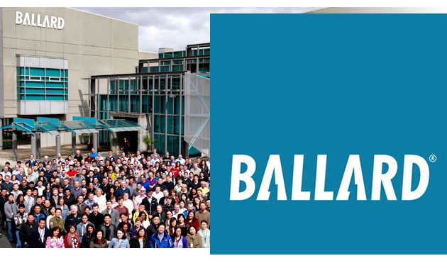 Group shot of Ballard Power System employees. 