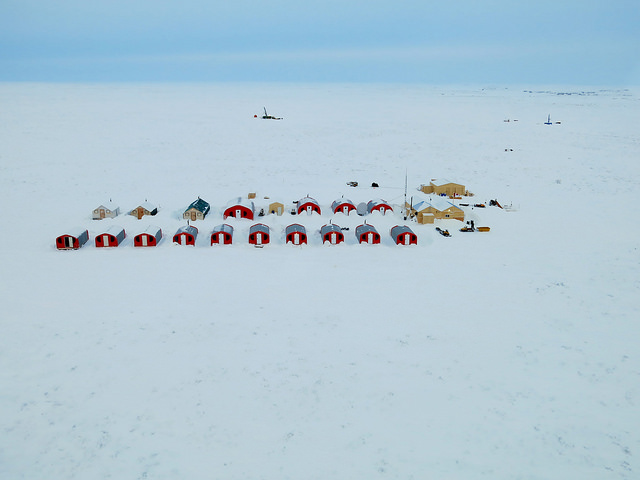 New Kelvin K2 Camp completed early 2015 near Kelvin kimberlite deposit, Kennady North Project, Kennady Diamonds Inc.