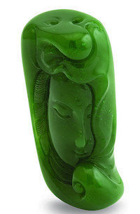 A small jade carving