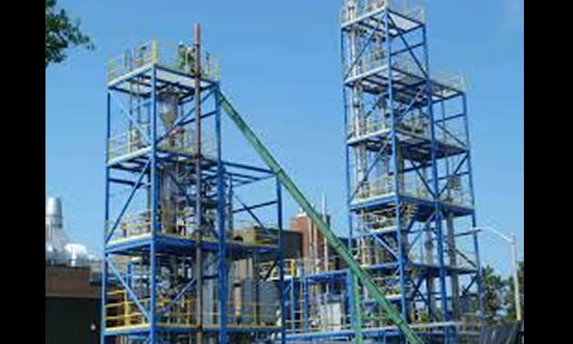 Bioindustrial Innovation picture, showing an industrial building.