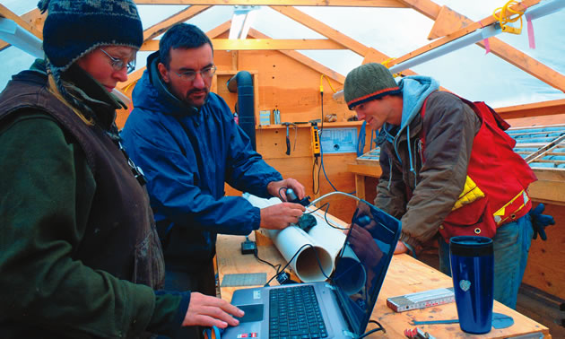 Photo of  Jo van Randen, Jason Kolcun and Mike McCuaig