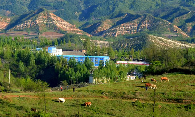 No. 2 Mill and Surrounding Mountains