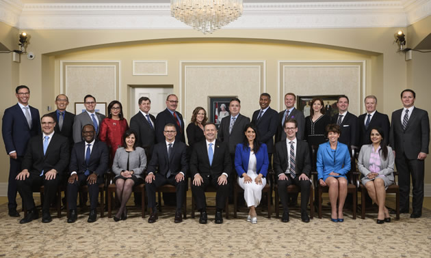 Alberta’s 18th Premier, Jason Kenney, and his cabinet were sworn in at Government House in Edmonton on April 30.