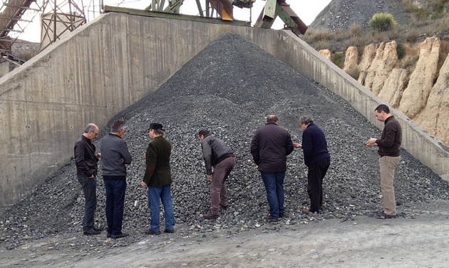 GlencoreXtrata and Solid Resources visit the Cehegin iron ore property.