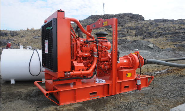 Big Orange Mining machine