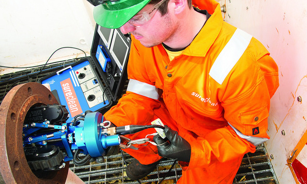 Sureclean uses Inuktun Vertical Crawler and Controller.