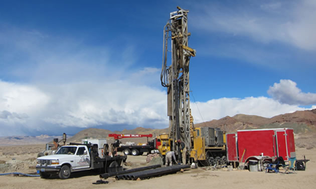 Pure Energy's Clayton Valley lithium brine project in Nevada, USA. 