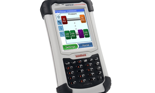 TyreSense handheld device.