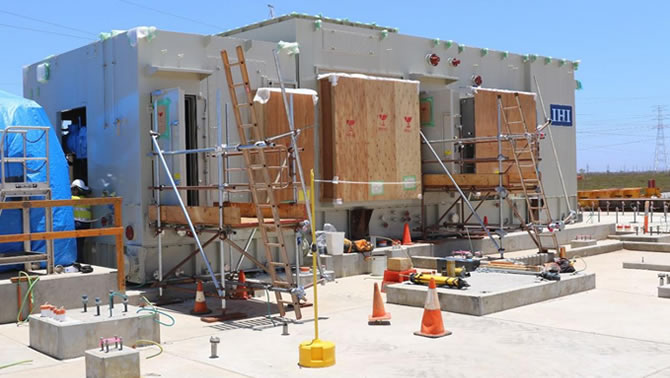 Work continues on TransAlta's South Hedland project in Australia.