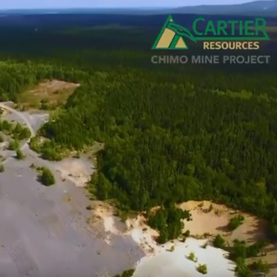 Cartier cuts 8.5 g/t gold over 3.5 m, 205 m below Chimo Mine