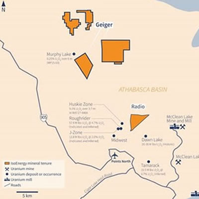 IsoEnergy begins drilling program to extend high grade uranium at the Geiger property