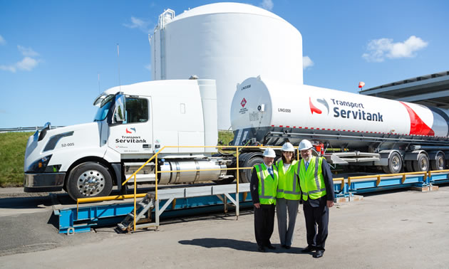 Liquified natural gas deliveries start to the Stornoway Renard diamond mine in Northern Québec