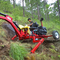 Kamloops company promotes innovative portable trencher