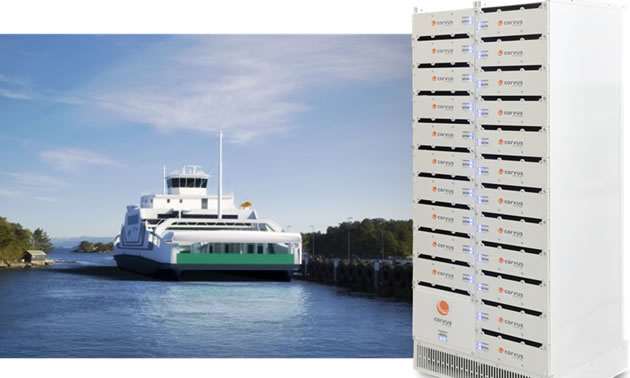 Corvus Energy secures contract for new Norwegian all-electric, battery powered ferry