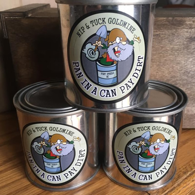 “Pan In A Can Paydirt” harkens back to Wild Horse Creek’s Gold Rush heyday