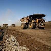 Haul truck tire drives more than three and a half times around the globe