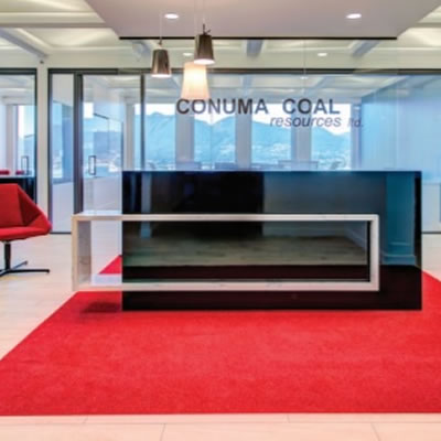 Sleek headquarters for coal mining company