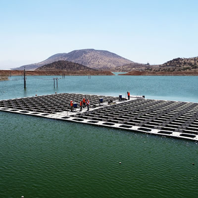 Chile’s innovative Floating PV Project on AngloAmerican’s tailings pond