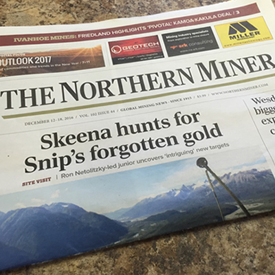 The Northern Miner cuts frequency by 50%—drops to 26 issues a year