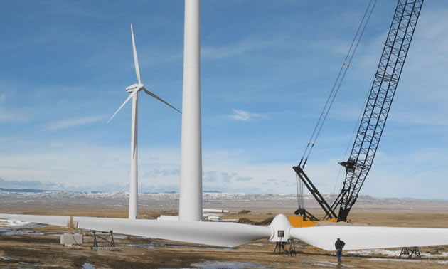 Wind energy sector poised to deliver $3.7B in local spending to Alberta companies between now & 2030
