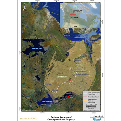 Seabridge Gold to drill Courageous Lake Project this winter