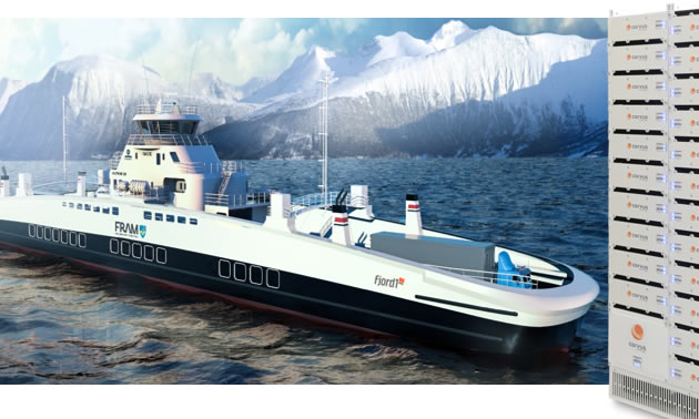 NES selects Corvus energy storage for five all-electric Fjord1 ferries