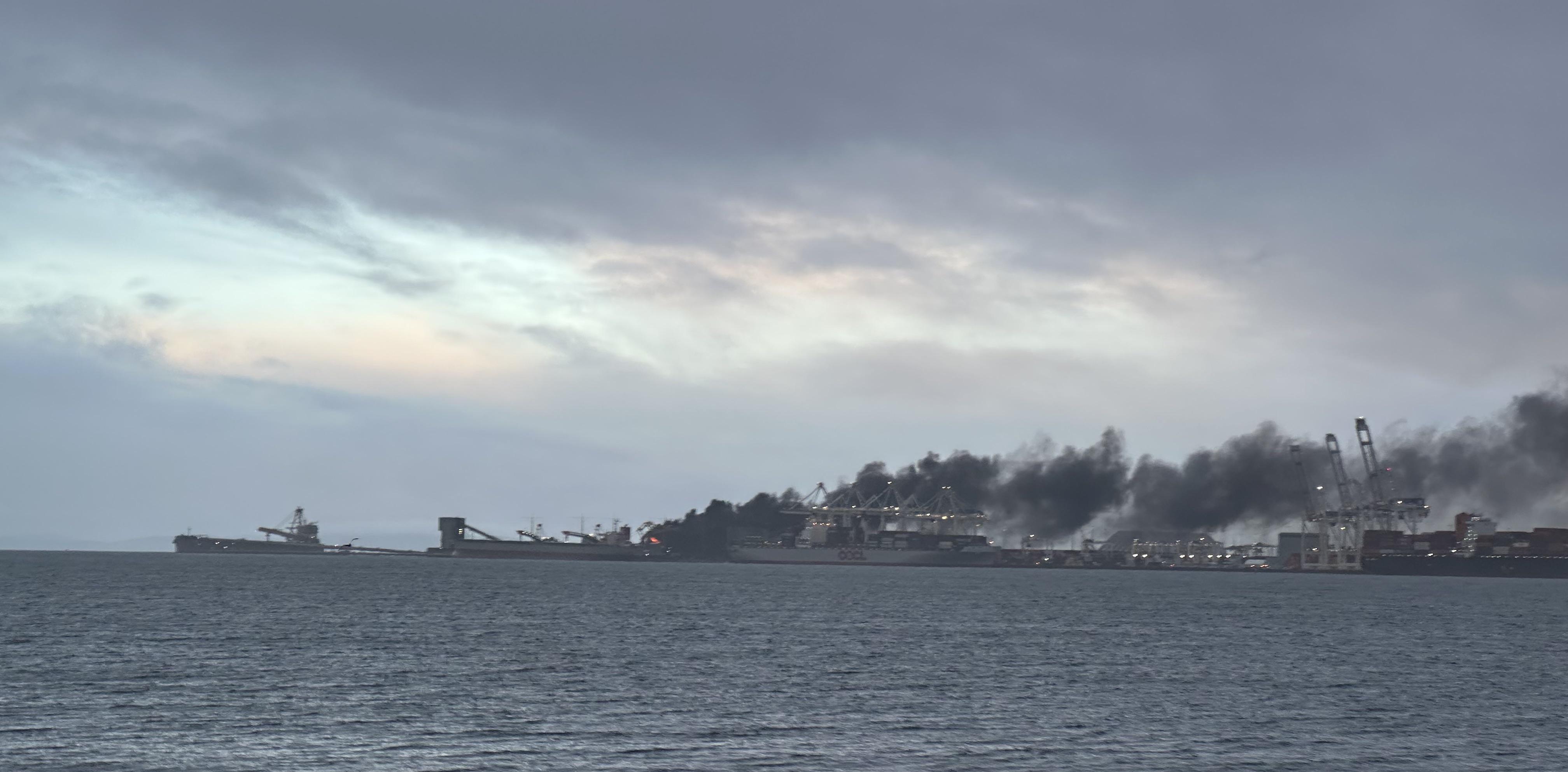 Westshore Terminals Coal Fire 2024