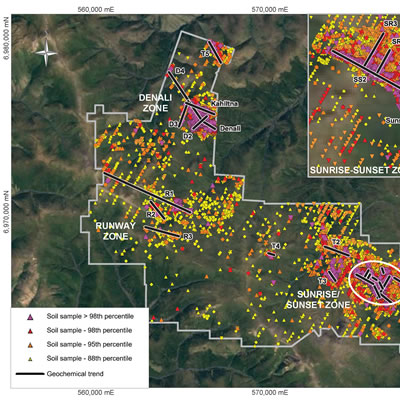 Independence Gold discovers new soil anomalies on Boulevard, Yukon