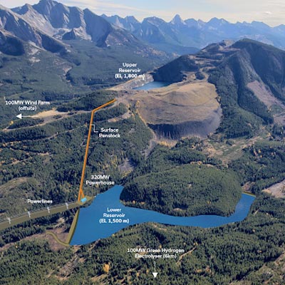 Tent Mountain green energy plan: triple solution