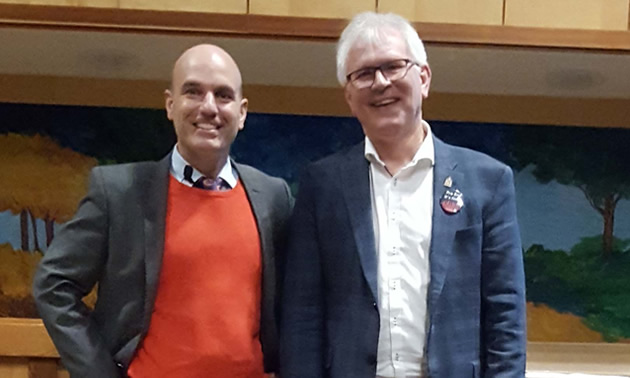 MPs Wayne Stetski and Nathan Cullen host Nelson town hall on Trans Mountain Pipeline