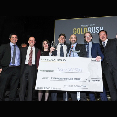 SGS Geostat wins Integra Gold Corp’s Gold Rush Challenge