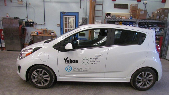 Electric car joins Yukon government fleet vehicles