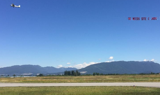 ICBA Takes flight to support Site C workers